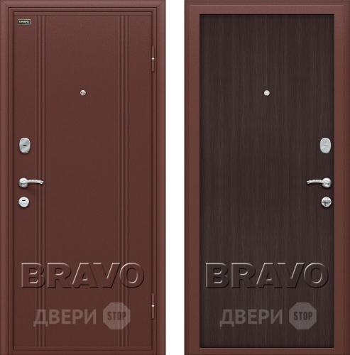 Входная металлическая Дверь Bravo Оптим Door Out 201 Венге в Зеленоград