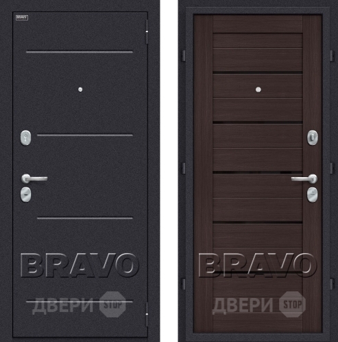 Дверь Bravo Оптим Техно Венге в Зеленоград