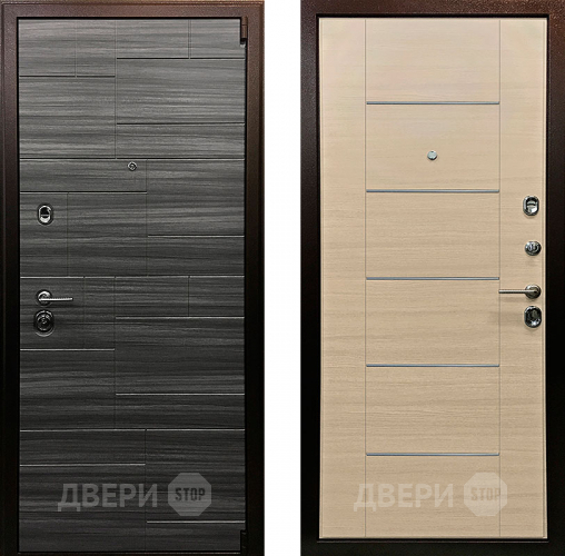 Входная металлическая Дверь Ратибор Омега 3К Акация поперечная в Зеленоград