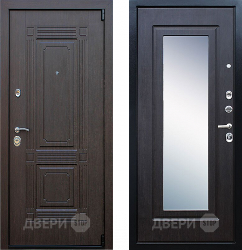 Входная металлическая Дверь АСД Викинг с зеркалом Венге в Зеленоград