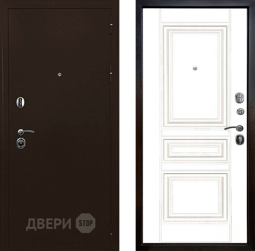 Входная металлическая Дверь Ратибор Рим 3К Белый матовый в Зеленоград