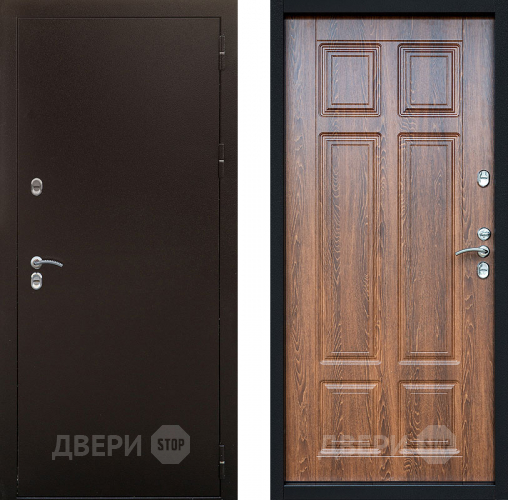 Входная металлическая Дверь Сибирь Термо Дуб филадельфия коньяк в Зеленоград