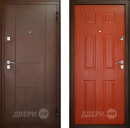 Входная металлическая Дверь Форпост Модель 73 Орех в Зеленоград