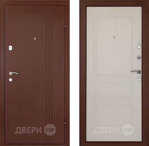 Входная металлическая Дверь Форпост Турин Беленый дуб в Зеленоград