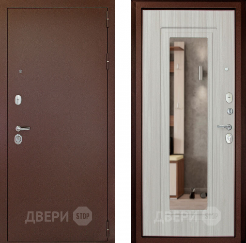 Дверь (Дверной Континент) Гарант - 1 Зеркало Сандал белый в Зеленоград