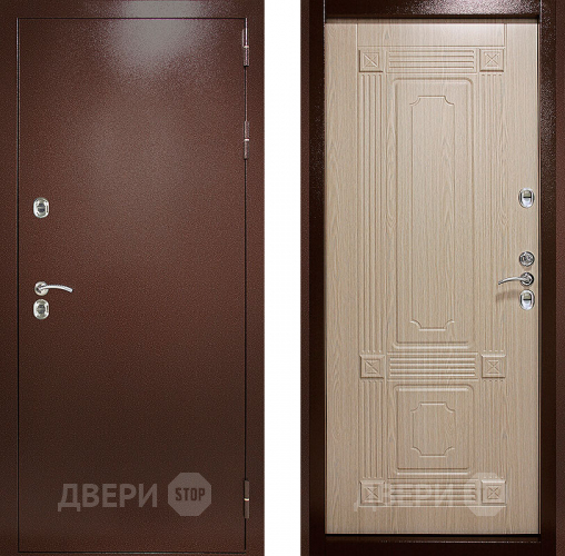Входная металлическая Дверь (Дверной Континент) Термаль Ультра Беленый дуб в Зеленоград