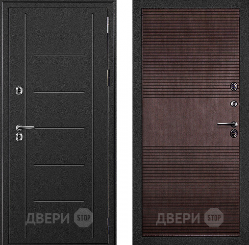 Входная металлическая Дверь Дверной Континент Термаль Венге в Зеленоград