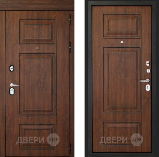 Входная металлическая Дверь (Дверной Континент) Порта Темный орех в Зеленоград