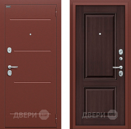 Входная металлическая Дверь Bravo Оптим Стиль Wenge Veralinga в Зеленоград