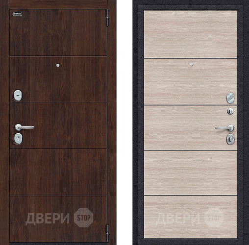 Входная металлическая Дверь Bravo Porta S-3 4/П50 (AB-6) Cappuccino Veralinga в Зеленоград