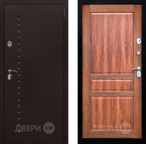 Входная металлическая Дверь Престиж Термо Классик Дуб коньяк в Зеленоград