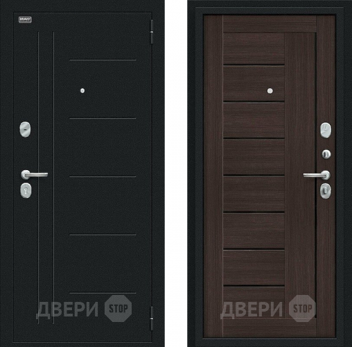 Дверь Bravo Проф Букле черное/Wenge Veralinga в Зеленоград