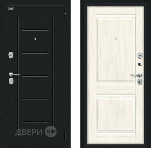 Дверь Bravo Некст Kale Букле черное/Nordic Oak в Зеленоград