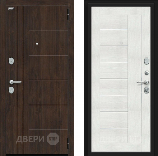 Входная металлическая Дверь Bravo Морден Kale Almon/Bianco Veralinga в Зеленоград