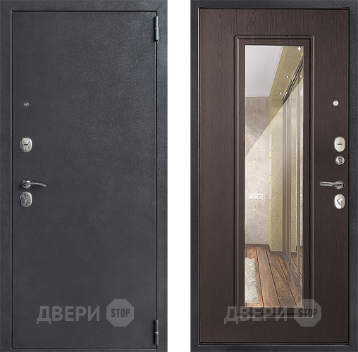 Дверь Дверной Континент ДК-70 Зеркало Эко Венге в Зеленоград