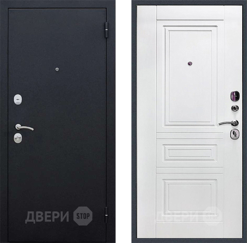 Дверь Локо 3к антик серебро/ белое дерево в Зеленоград