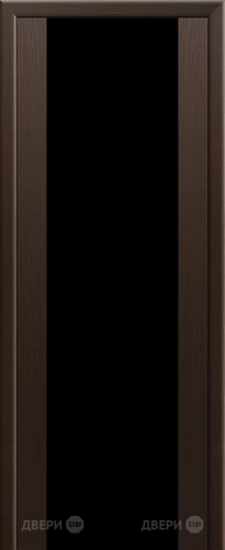 Межкомнатная дверь ProfilDoors 8X венге мелинга (черный триплекс) в Зеленоград