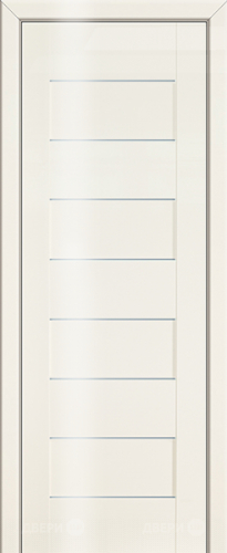 Межкомнатная дверь ProfilDoors 45L магнолия люкс (графит) в Зеленоград