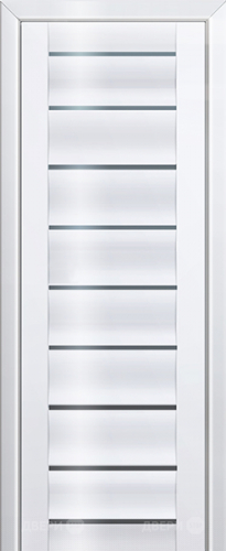 Межкомнатная дверь ProfilDoors 76L белый люкс (графит) в Зеленоград