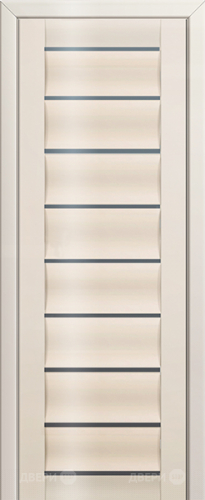 Межкомнатная дверь ProfilDoors 76L магнолия люкс (графит) в Зеленоград