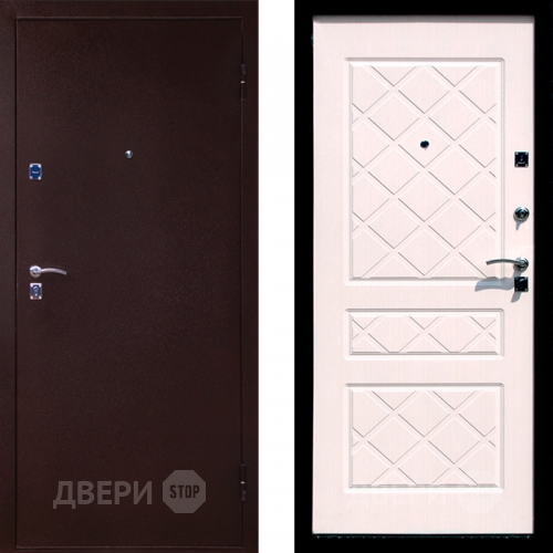 Входная металлическая Дверь СТОП ЭКО Беленый дуб в Зеленоград