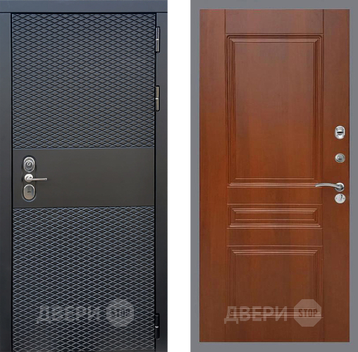Входная металлическая Дверь Стоп БЛЭК CISA ФЛ-243 Итальянский орех в Зеленоград