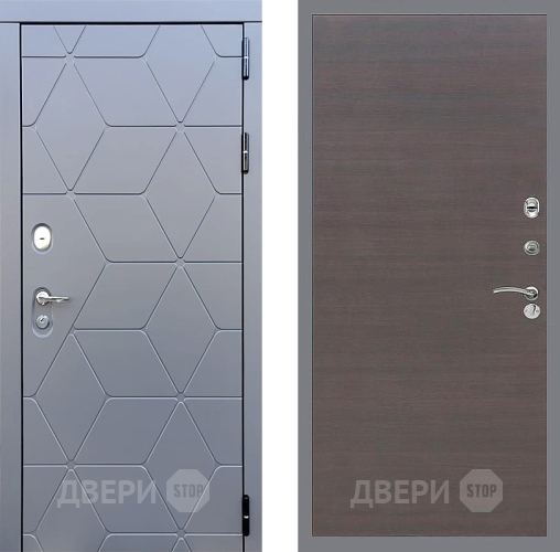 Дверь Стоп КОСМО Гладкая венге поперечный в Зеленоград