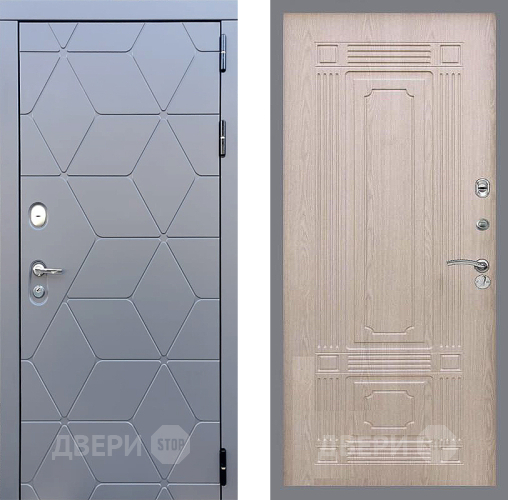 Дверь Стоп КОСМО ФЛ-2 Беленый дуб в Зеленоград