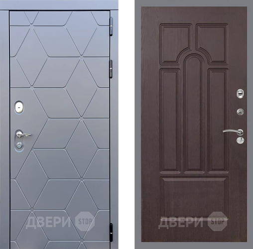 Входная металлическая Дверь Стоп КОСМО ФЛ-58 Венге в Зеленоград