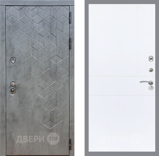 Входная металлическая Дверь Стоп БЕТОН ФЛ-290 Силк Сноу в Зеленоград