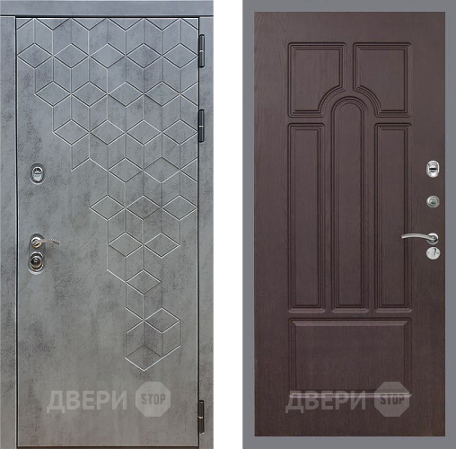 Дверь Стоп БЕТОН ФЛ-58 Венге в Зеленоград