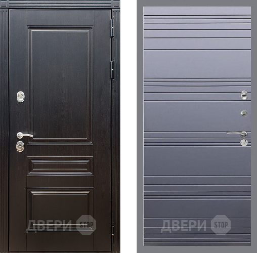 Дверь Стоп МЕГАПОЛИС Лайн Силк титан в Зеленоград