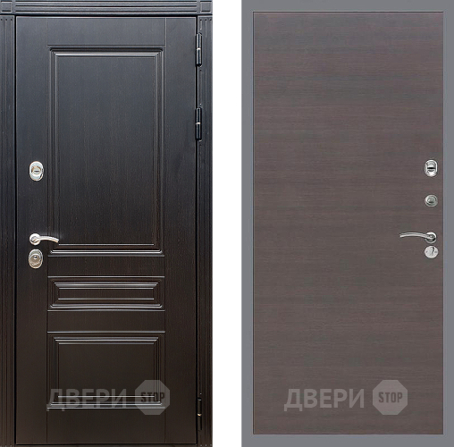 Дверь Стоп МЕГАПОЛИС Гладкая венге поперечный в Зеленоград