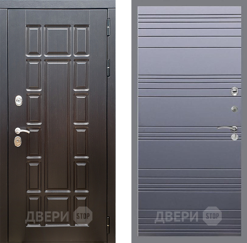 Входная металлическая Дверь Стоп НЬЮ ЙОРК Лайн Силк титан в Зеленоград