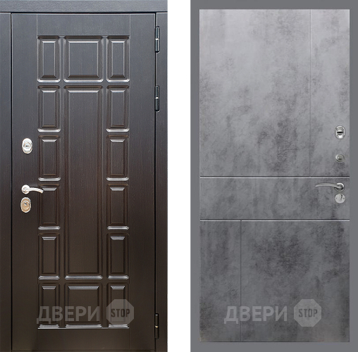 Входная металлическая Дверь Стоп НЬЮ ЙОРК ФЛ-290 Бетон темный в Зеленоград