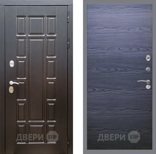 Дверь Стоп НЬЮ ЙОРК Гладкая Дуб тангенальный черный в Зеленоград