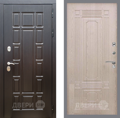 Входная металлическая Дверь Стоп НЬЮ ЙОРК ФЛ-2 Беленый дуб в Зеленоград