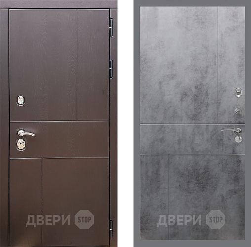 Дверь Стоп УРБАН ФЛ-290 Бетон темный в Зеленоград