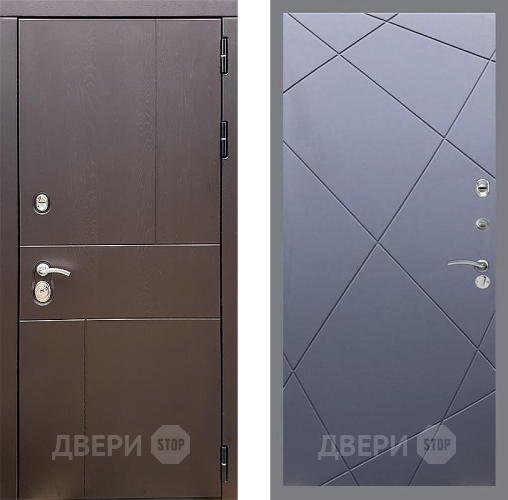 Дверь Стоп УРБАН ФЛ-291 Силк титан в Зеленоград