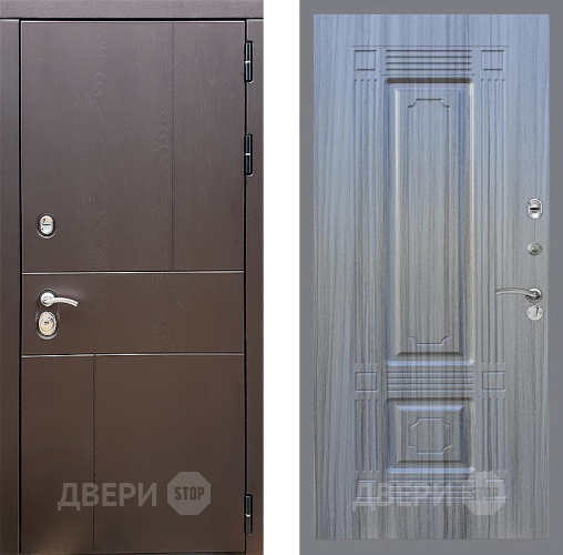 Входная металлическая Дверь Стоп УРБАН ФЛ-2 Сандал грей в Зеленоград