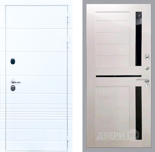 Входная металлическая Дверь Стоп ТРЕНДО СБ-18 Лиственница беж в Зеленоград