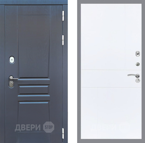 Входная металлическая Дверь Стоп ПЛАТИНУМ ФЛ-290 Силк Сноу в Зеленоград