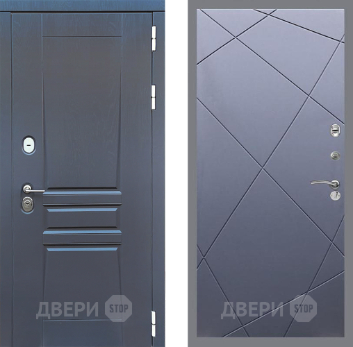 Входная металлическая Дверь Стоп ПЛАТИНУМ ФЛ-291 Силк титан в Зеленоград