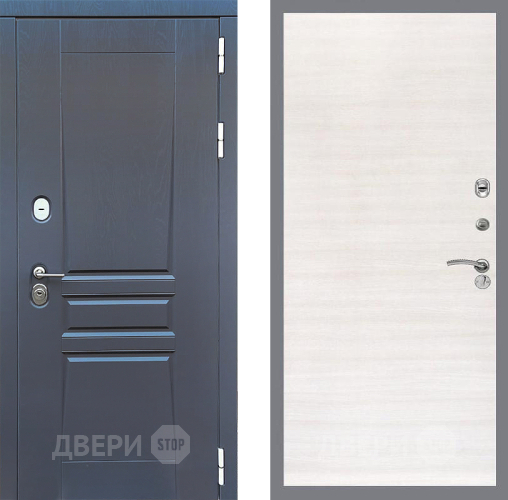 Входная металлическая Дверь Стоп ПЛАТИНУМ Гладкая Акация светлая в Зеленоград