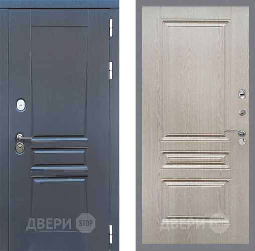 Входная металлическая Дверь Стоп ПЛАТИНУМ ФЛ-243 Беленый дуб в Зеленоград
