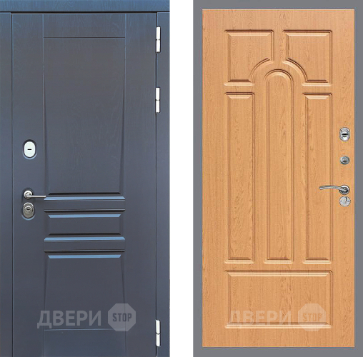 Входная металлическая Дверь Стоп ПЛАТИНУМ ФЛ-58 Дуб в Зеленоград