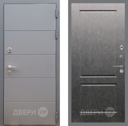 Входная металлическая Дверь Стоп АРТ ГРАФИТ ФЛ-117 Штукатурка графит в Зеленоград