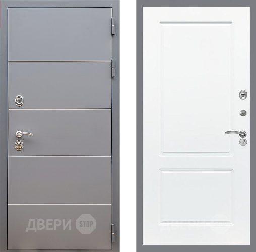 Дверь Стоп АРТ ГРАФИТ ФЛ-117 Силк Сноу в Зеленоград