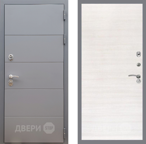 Дверь Стоп АРТ ГРАФИТ Гладкая Акация светлая в Зеленоград
