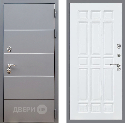 Дверь Стоп АРТ ГРАФИТ ФЛ-33 Силк Сноу в Зеленоград